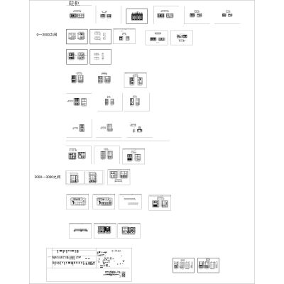 定制家居家具标准设计制图规范工艺cad图纸鞋柜节点详图