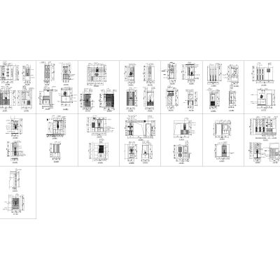 定制家居家具标准设计制图规范工艺cad图纸鞋柜节点详图