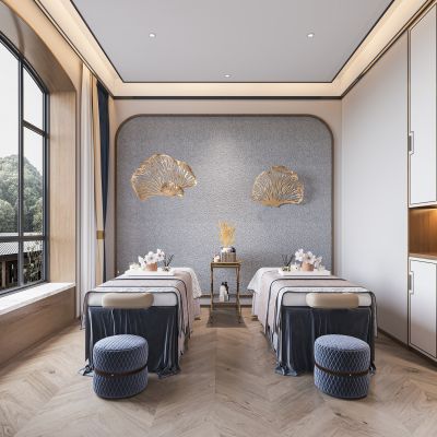 新中式美容包间