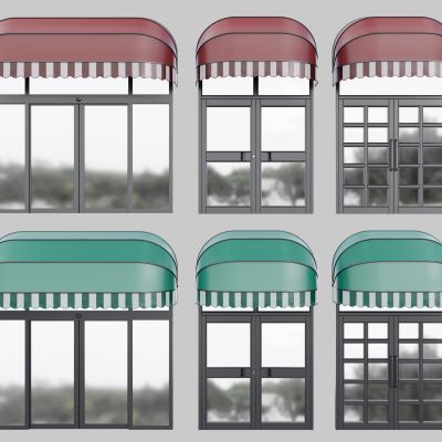 现代雨棚 遮阳棚