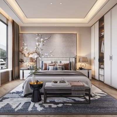 新中式卧室