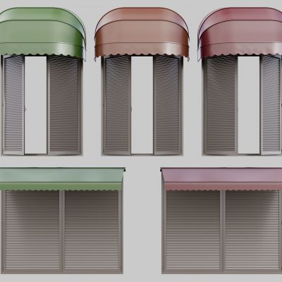 现代雨棚 遮阳棚