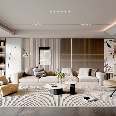 现代家居客厅 现代客厅 简约客厅 现代茶几组合 茶几 落地灯 极简客厅