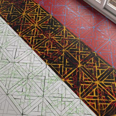 墙体门窗结构,地板及墙面石材背景