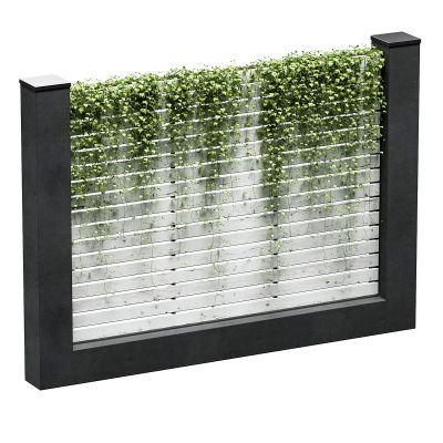 绿植,垂吊和墙面