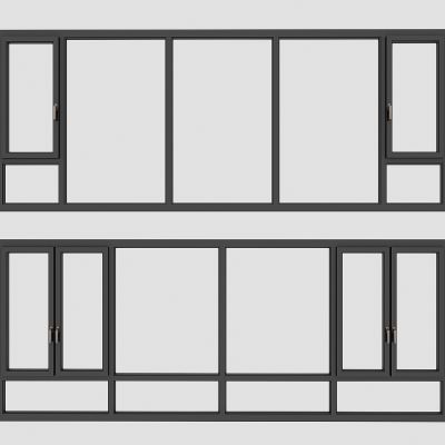 现代窗户，断桥铝窗户，塑钢窗户，平开窗户，窗户组合，落地窗户