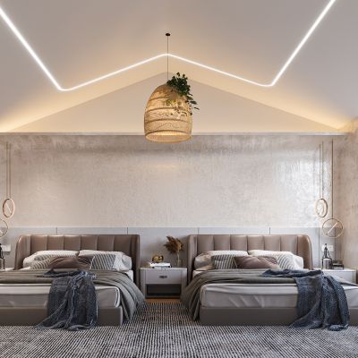 侘寂风民宿客房