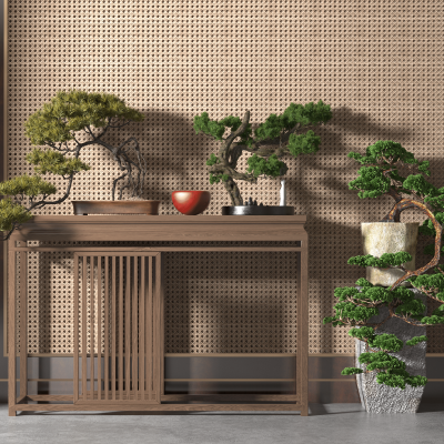 新中式端景条案