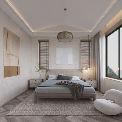 侘寂风卧室
