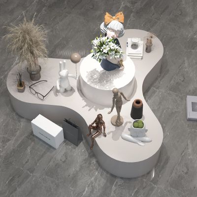 现代展示台 装饰品组合