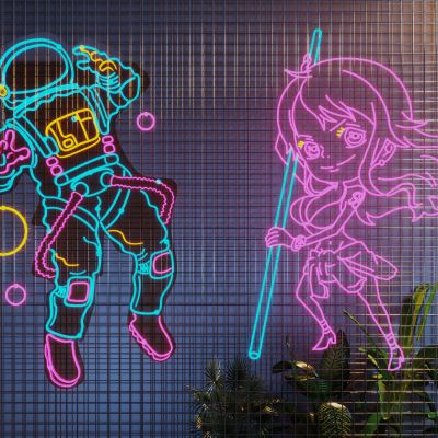 现代烧烤店霓虹灯 网红拍照打卡墙 装饰灯