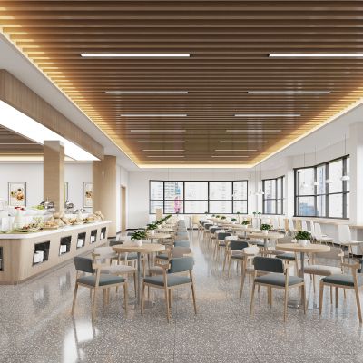 现代公共餐厅食堂