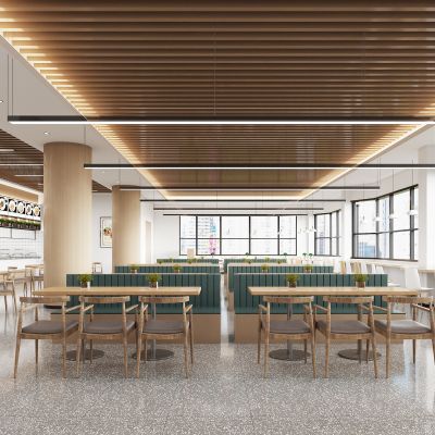 现代公共餐厅食堂