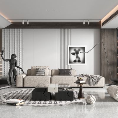 现代简约客厅