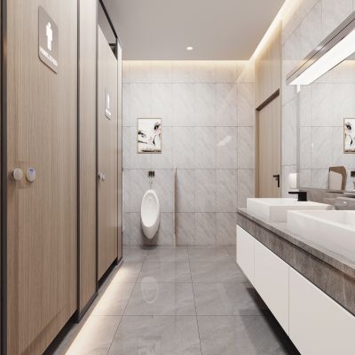 现代公共卫生间