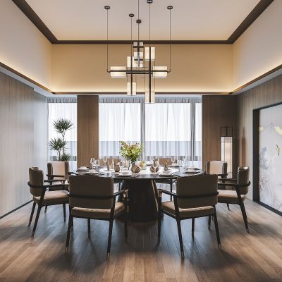 中式中餐厅包厢