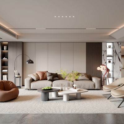 现代家居客厅 现代客厅 简约客厅 现代茶几组合 茶几 落地灯 极简客厅