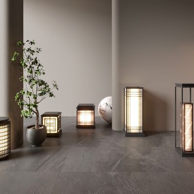 新中式景观灯 现代户外灯 草坪灯 草地路灯 花园室外 庭院灯 创意景观灯 柱头灯