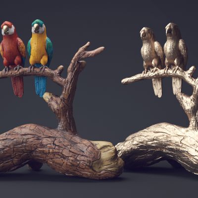 新中式雕塑陈设