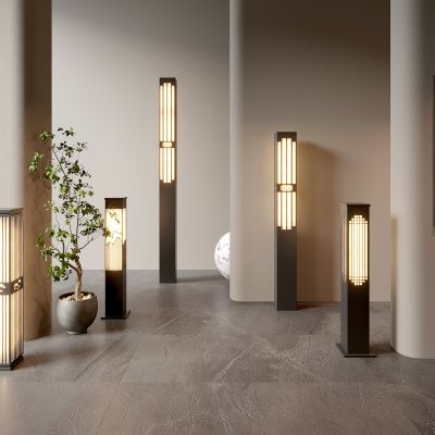 新中式景观灯 现代户外灯 草坪灯 草地路灯 庭院灯 创意景观灯 柱头灯 壁灯