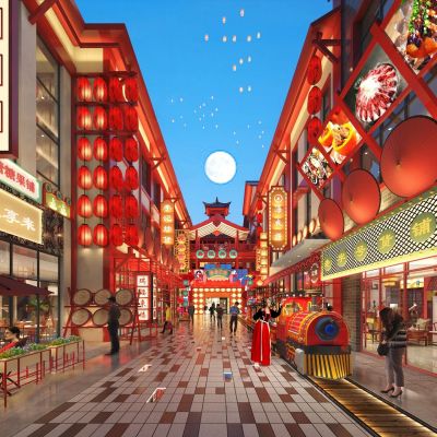 新中式国潮商业街