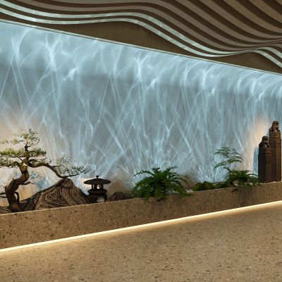 现代水波纹洗墙灯