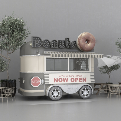 现代网红快餐车