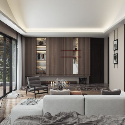 新中式奢华卧室