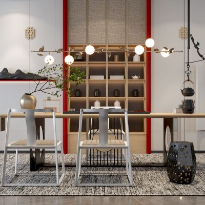 现代新中式茶室