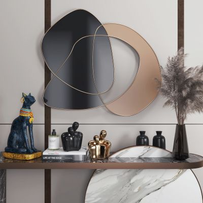 现代极简装饰柜陈设组合