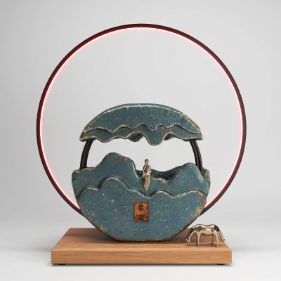 新中式玄关端景陈设