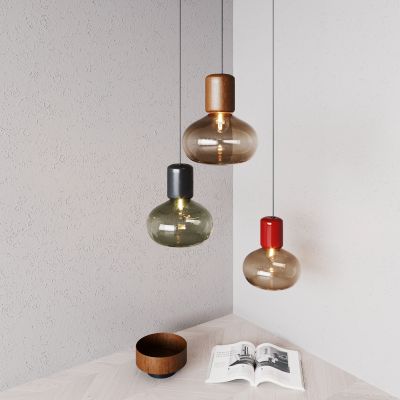 侘寂，玻璃，亚克力，吊灯，组合灯