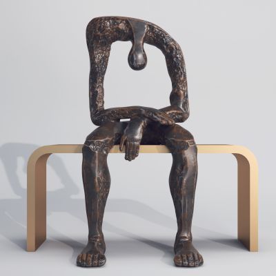 现代人物雕塑陈设