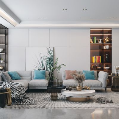 现代简约时尚客厅