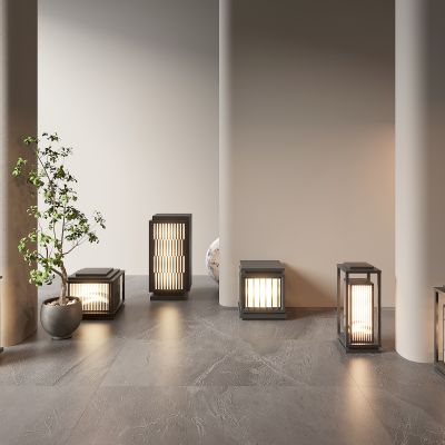 新中式景观灯 现代户外灯 草坪灯 草地路灯 花园室外 庭院灯 创意景观灯 柱头灯