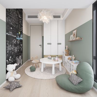 现代儿童活动室