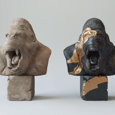 现代潮玩雕塑饰品