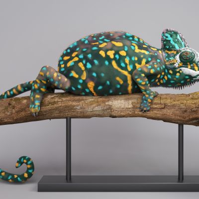 现代动物雕塑陈设