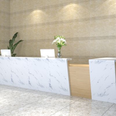 现代前台3D模型