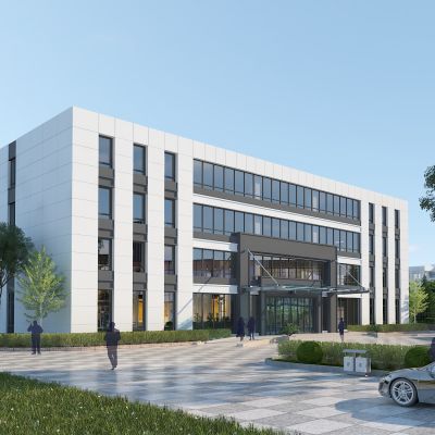 现代办公楼外观