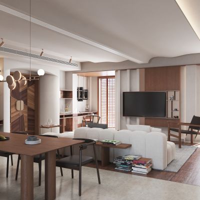 现代宅寂风客餐厅