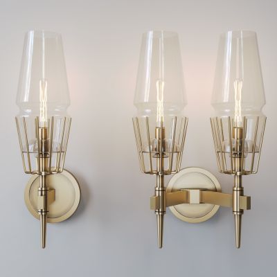 现代时尚金属壁灯