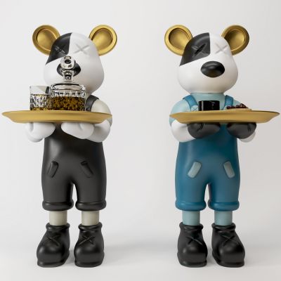 现代卡通雕塑陈设