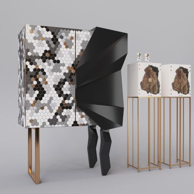 现代艺术陈设装饰柜