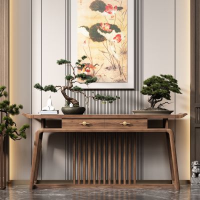 新中式端景条案