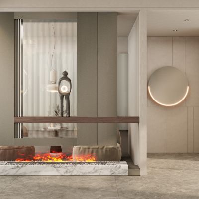 奶油诧寂风斯卡帕叠级玄关su