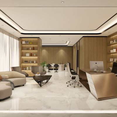 现代总经理 领导 董事长办公室.