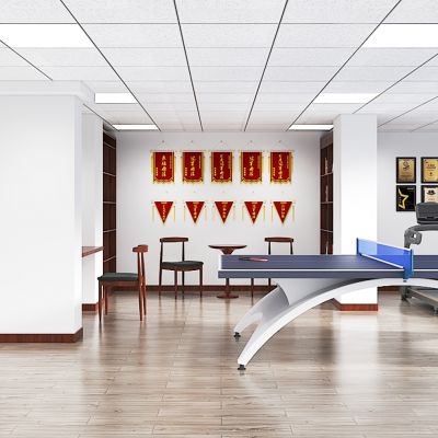 现代机关单位活动室