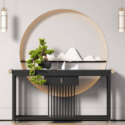 新中式端景条案