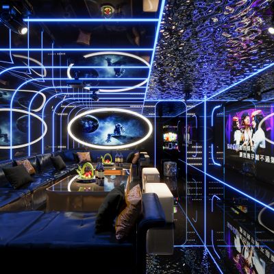 现代酒吧KTV包厢